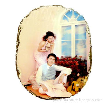 Sublimation Oval paintings Photo Slate